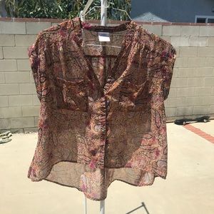 Unknown brand // Paisley button up